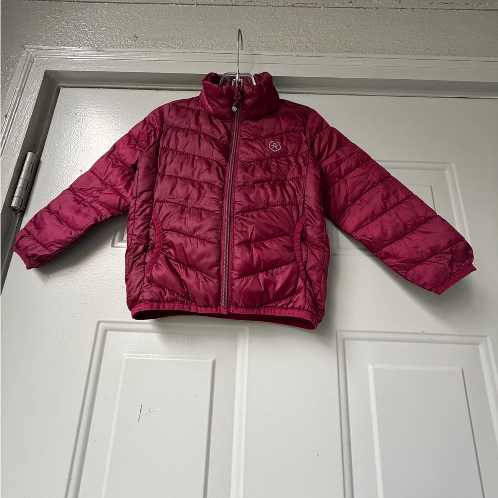 Color Kids  Toddler Quilted Packable Jacket, fuchsia Size 2